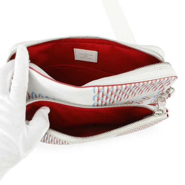 ルイヴィトン ショルダーバッグ ダミエ・ジャイアントスプレー トリオ・メッセンジャー M20665 LOUIS VUITTON メンズ