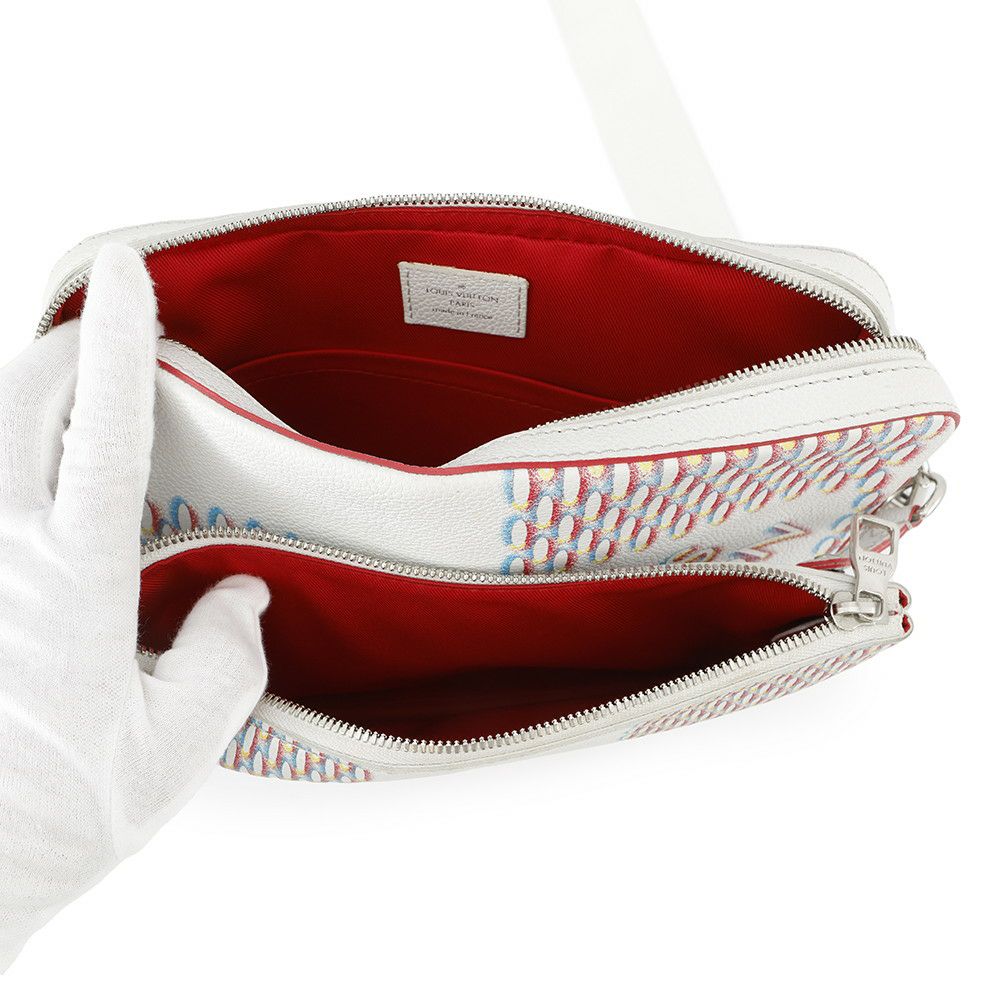 ルイヴィトン ショルダーバッグ ダミエ・ジャイアントスプレー トリオ・メッセンジャー M20665 LOUIS VUITTON メンズ