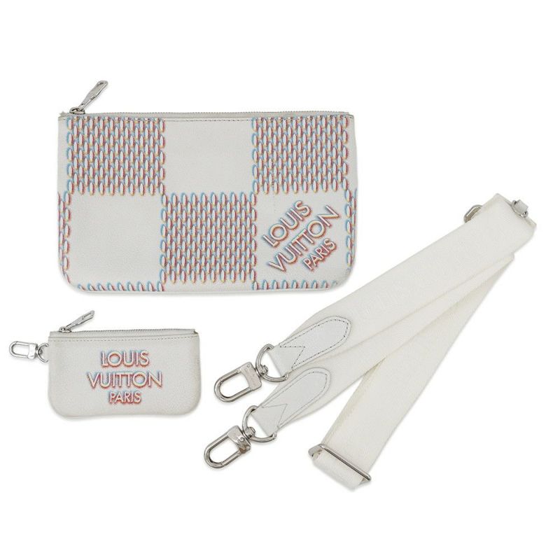 ルイヴィトン ショルダーバッグ ダミエ・ジャイアントスプレー トリオ・メッセンジャー M20665 LOUIS VUITTON メンズ