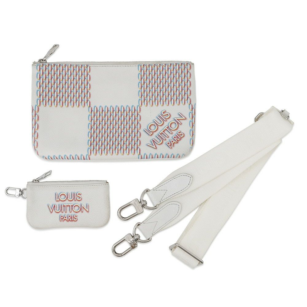 ルイヴィトン ショルダーバッグ ダミエ・ジャイアントスプレー トリオ・メッセンジャー M20665 LOUIS VUITTON メンズ