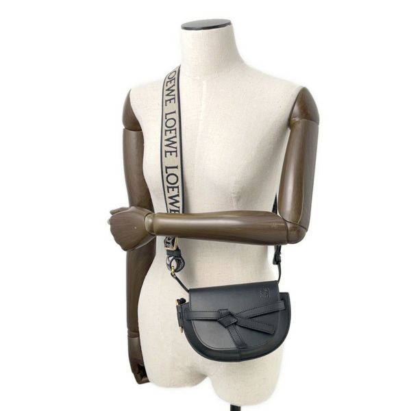 ロエべ ショルダーバッグ ゲート デュアル ミニ A650N46X13 LOEWE 黒