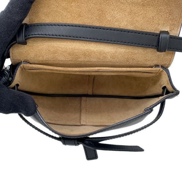 ロエべ ショルダーバッグ ゲート デュアル ミニ A650N46X13 LOEWE 黒