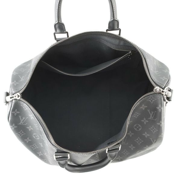 ルイヴィトン ボストンバッグ モノグラム・エクリプス キーボル・バンドリエール45 M40569 2wayショルダー ブラック 黒