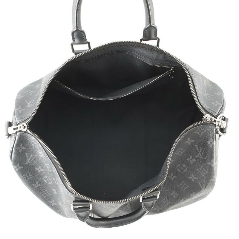 ルイヴィトン ボストンバッグ モノグラム・エクリプス キーボル・バンドリエール45 M40569 2wayショルダー ブラック 黒
