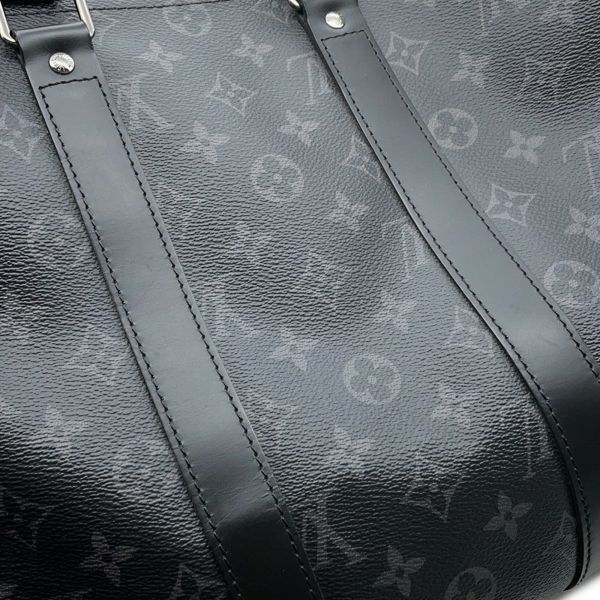 ルイヴィトン ボストンバッグ モノグラム・エクリプス キーボル・バンドリエール45 M40569 2wayショルダー ブラック 黒