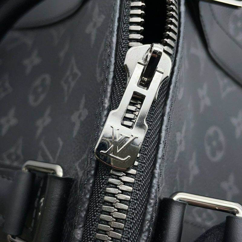 ルイヴィトン ボストンバッグ モノグラム・エクリプス キーボル・バンドリエール45 M40569 2wayショルダー ブラック 黒