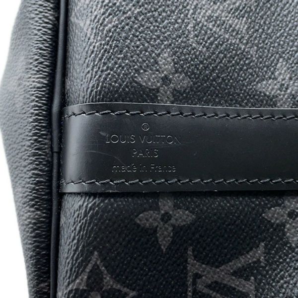 ルイヴィトン ボストンバッグ モノグラム・エクリプス キーボル・バンドリエール45 M40569 2wayショルダー ブラック 黒