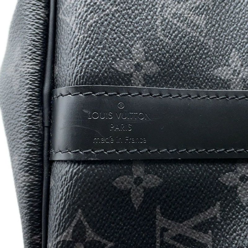 ルイヴィトン ボストンバッグ モノグラム・エクリプス キーボル・バンドリエール45 M40569 2wayショルダー ブラック 黒