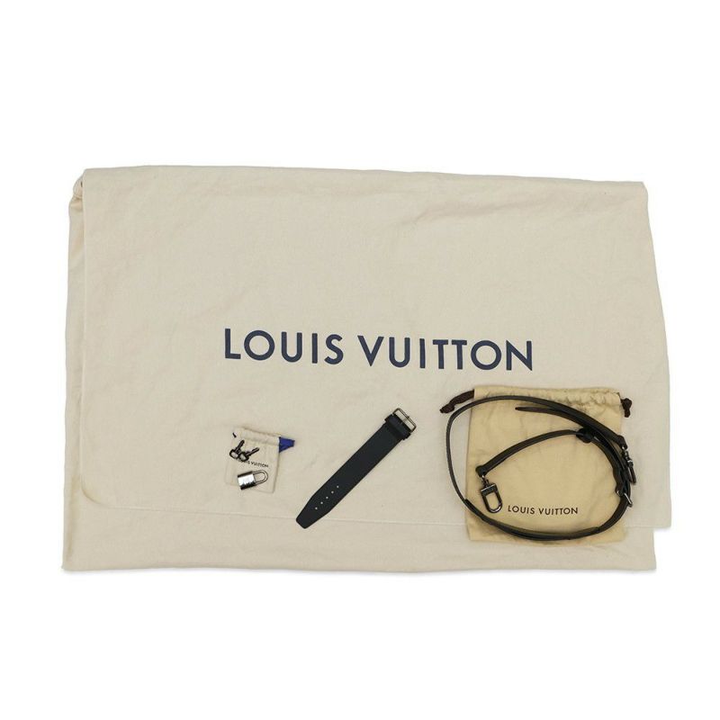 ルイヴィトン ボストンバッグ モノグラム・エクリプス キーボル・バンドリエール45 M40569 2wayショルダー ブラック 黒