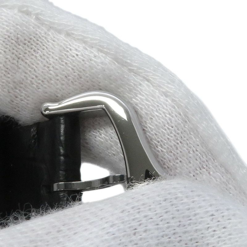 カルティエ サントス デュモン LM WSSA0046 Cartier 腕時計 黒文字盤 手巻き