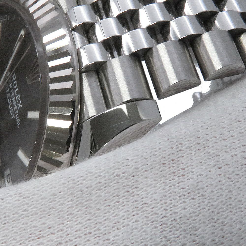 ロレックス デイトジャスト41 SS/K18WG 126334 ROLEX 腕時計 スレート文字盤