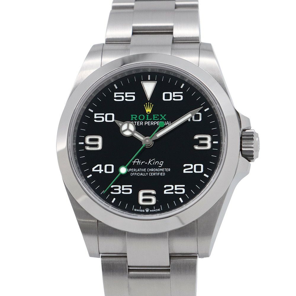 ロレックス エアキング ランダムシリアル ルーレット 126900 ROLEX 腕時計 黒文字盤