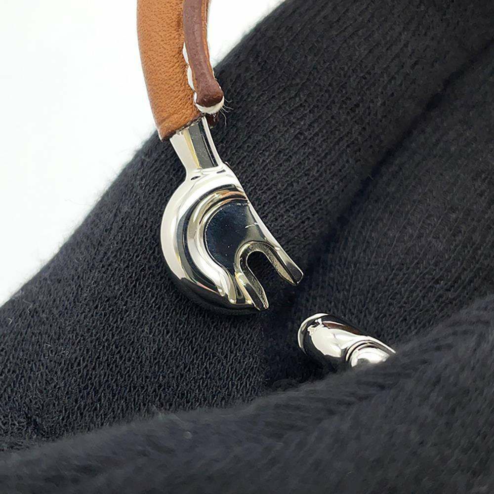 エルメス ブレスレット エピュール・エケストル フォーブ/シルバー金具 バレニア/メタル W刻印 サイズT2