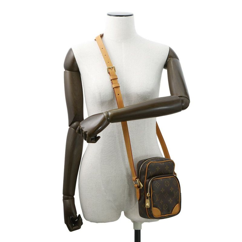 ルイヴィトン ショルダーバッグ モノグラム アマゾン M14014 LOUIS VUITTON ブラウン