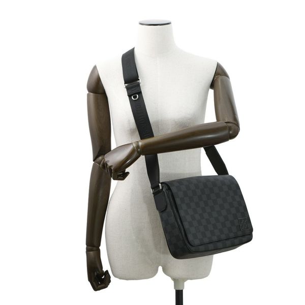 ルイヴィトン ショルダーバッグ ダミエ ディストリクト PM NV3 N42710 メンズ 黒