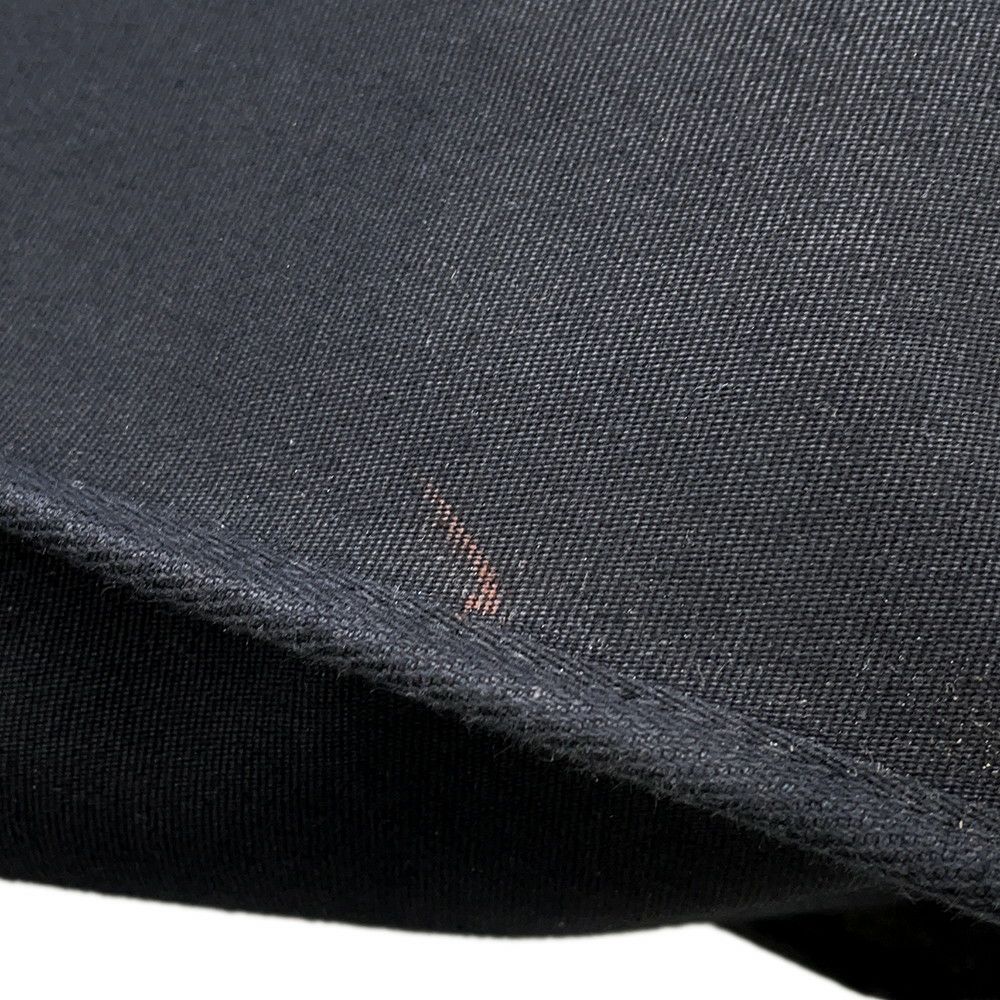 エルメス ショルダーバッグ エールバッグMM ブラック/シルバー金具 トワルオフィシエ/レザー □G刻印 黒