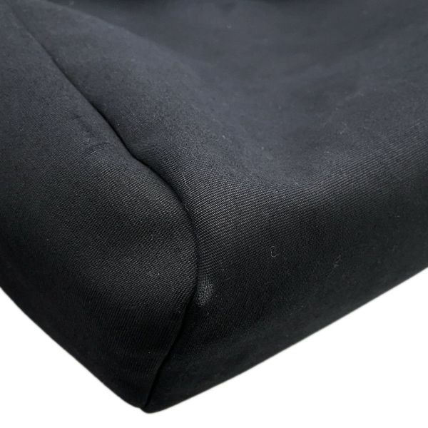 エルメス ショルダーバッグ エールバッグMM ブラック/シルバー金具 トワルオフィシエ/レザー □G刻印 黒