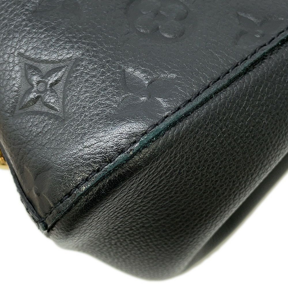 ルイヴィトン ハンドバッグ モノグラム アンプラント モンテーニュMM 2wayショルダーバッグ M41048 黒 ブラック