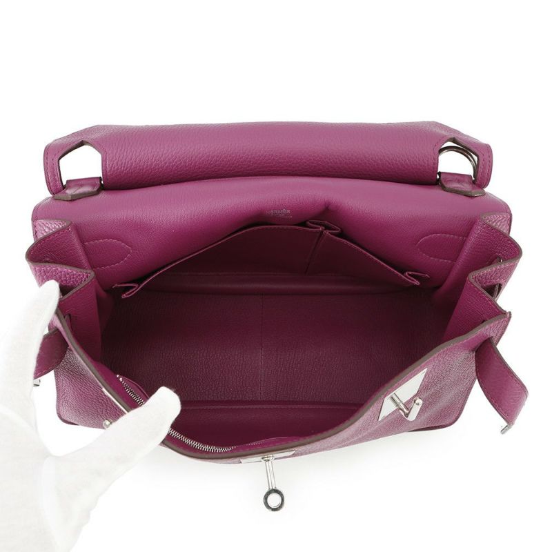 エルメス ショルダーバッグ ジプシエール34 トスカ/シルバー金具 トリヨンクレマンス □Q刻印