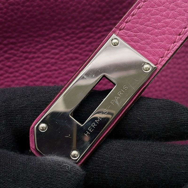 エルメス ショルダーバッグ ジプシエール34 トスカ/シルバー金具 トリヨンクレマンス □Q刻印