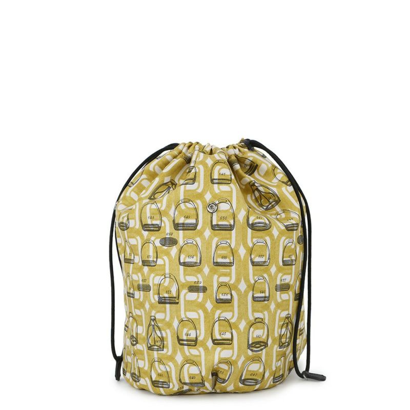 エルメス 替えバッグ ミュザルディーヌ バックルの工房 マルチカラー/シルバー金具 シルク HERMES 巾着