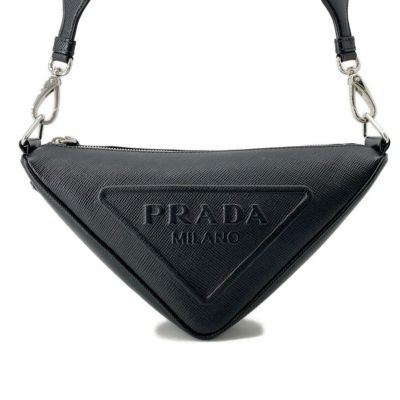 プラダ ショルダーバッグ ロゴ サフィアーノ 2VH040 PRADA バッグ 斜め