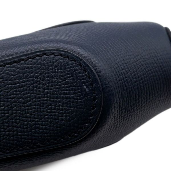 エルメス ショルダーバッグ オクタゴン ブルーインディゴ/シルバー金具 エプソン X刻印