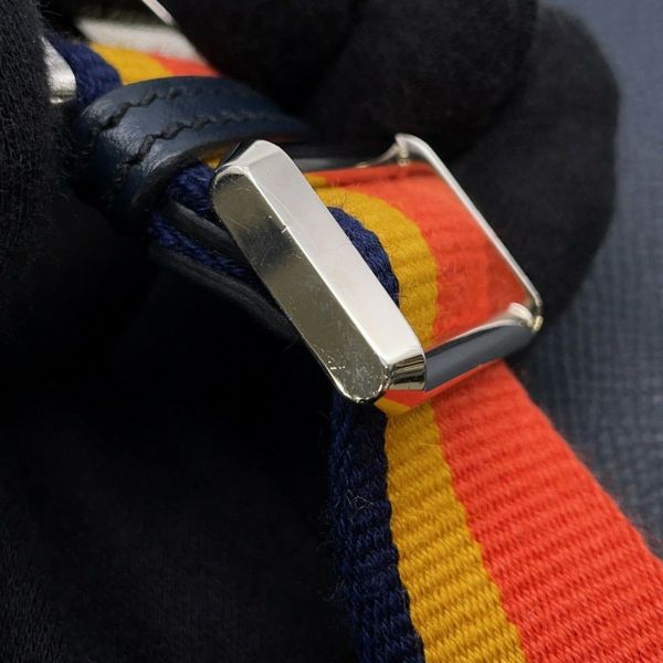 エルメス ショルダーバッグ オクタゴン ブルーインディゴ/シルバー金具 エプソン X刻印