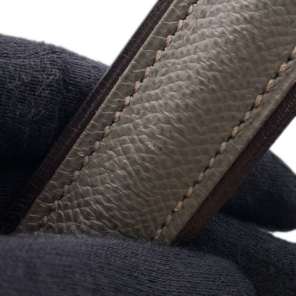 エルメス ショルダーバッグ サック ア デペッシュ エタン/シルバー金具 エプソン □O刻印 HERMES バッグ