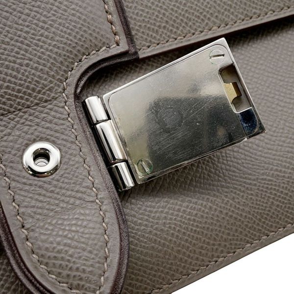 エルメス ショルダーバッグ サック ア デペッシュ エタン/シルバー金具 エプソン □O刻印 HERMES バッグ