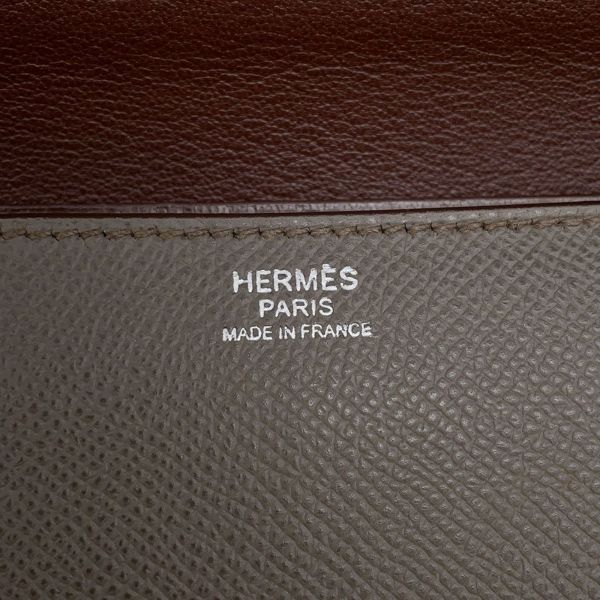 エルメス ショルダーバッグ サック ア デペッシュ エタン/シルバー金具 エプソン □O刻印 HERMES バッグ