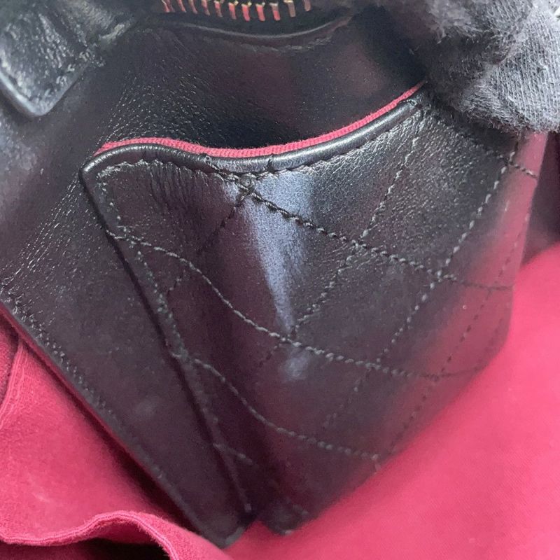 シャネル トートバッグ マトラッセ ココマーク ショッピングバッグ カーフレザー AS3537 CHANEL 黒