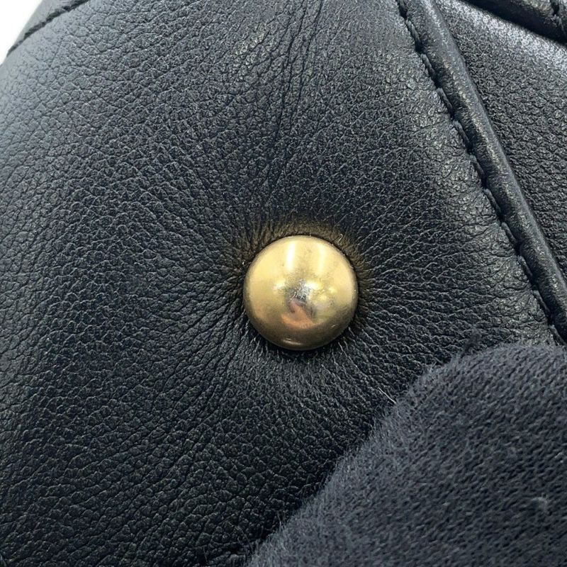 シャネル トートバッグ マトラッセ ココマーク ショッピングバッグ カーフレザー AS3537 CHANEL 黒