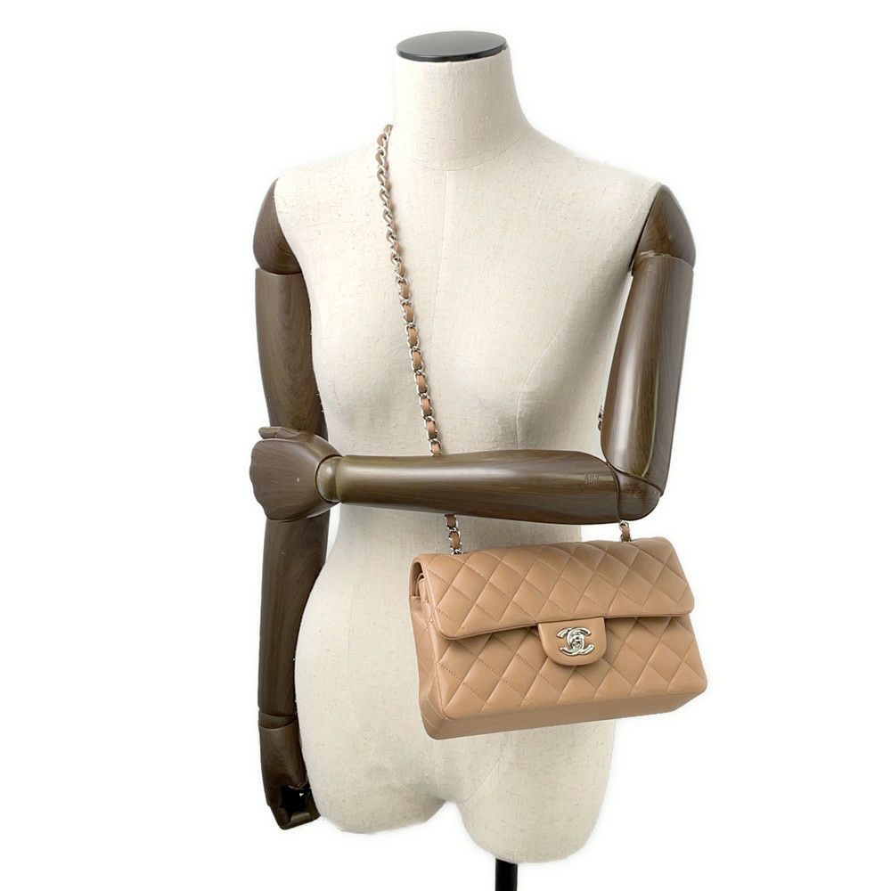 シャネル チェーンショルダーバッグ マトラッセ23 ココマーク ダブルチェーン ラムスキン A01113 CHANEL