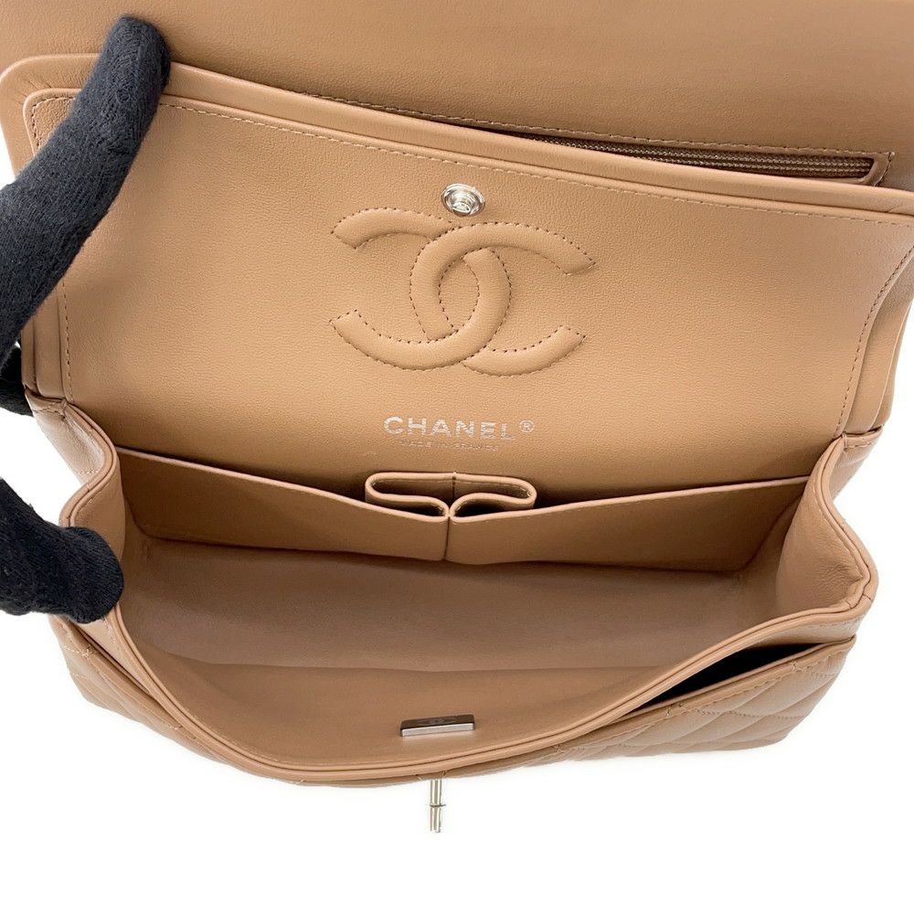 シャネル チェーンショルダーバッグ マトラッセ23 ココマーク ダブルチェーン ラムスキン A01113 CHANEL