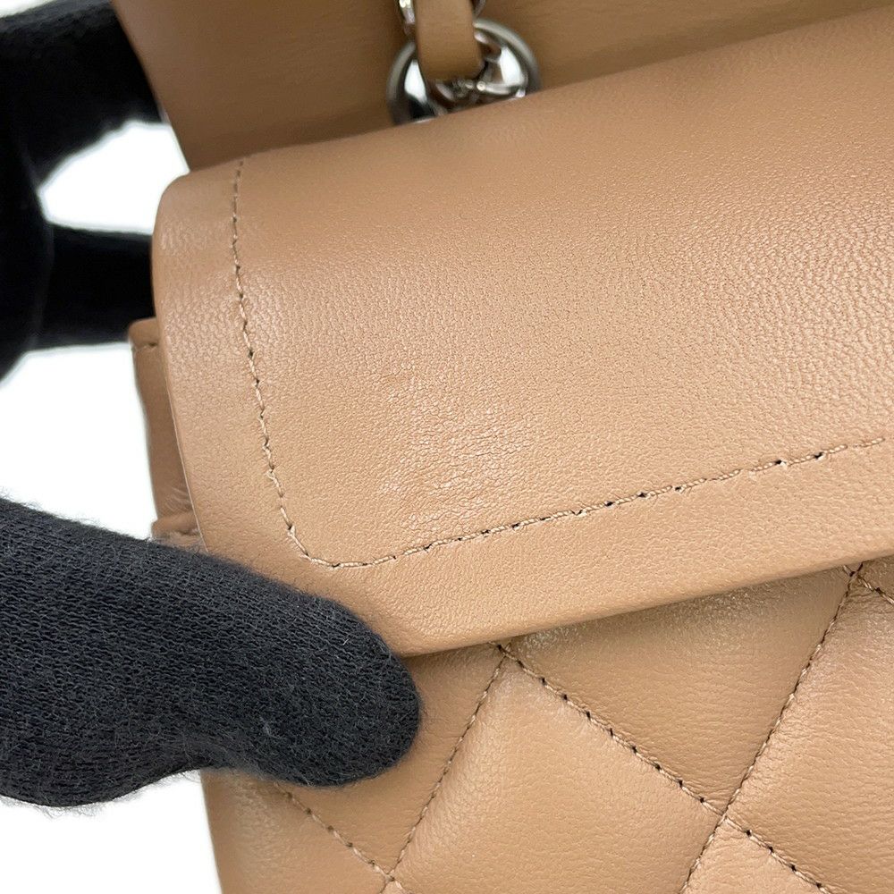 シャネル チェーンショルダーバッグ マトラッセ23 ココマーク ダブルチェーン ラムスキン A01113 CHANEL