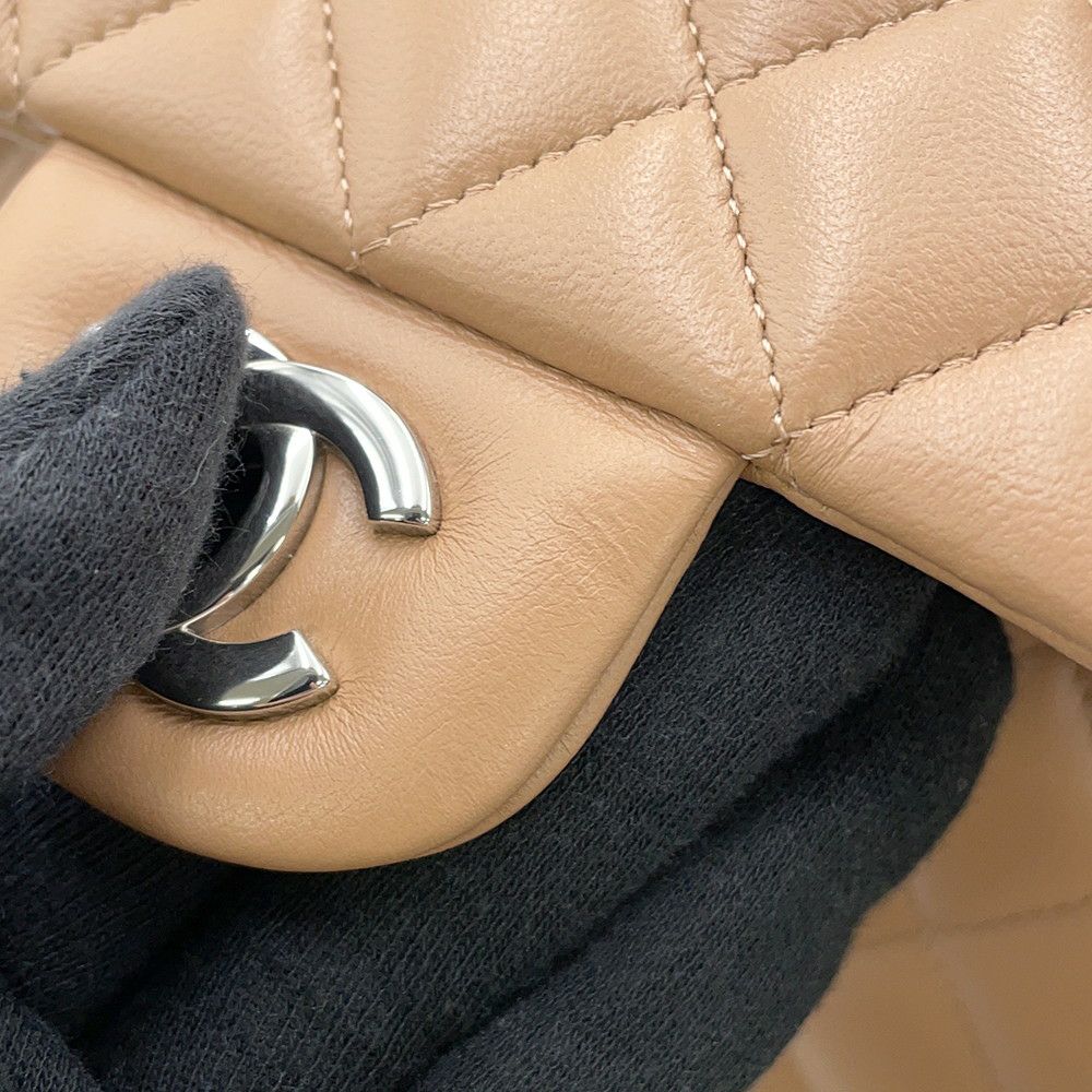 シャネル チェーンショルダーバッグ マトラッセ23 ココマーク ダブルチェーン ラムスキン A01113 CHANEL