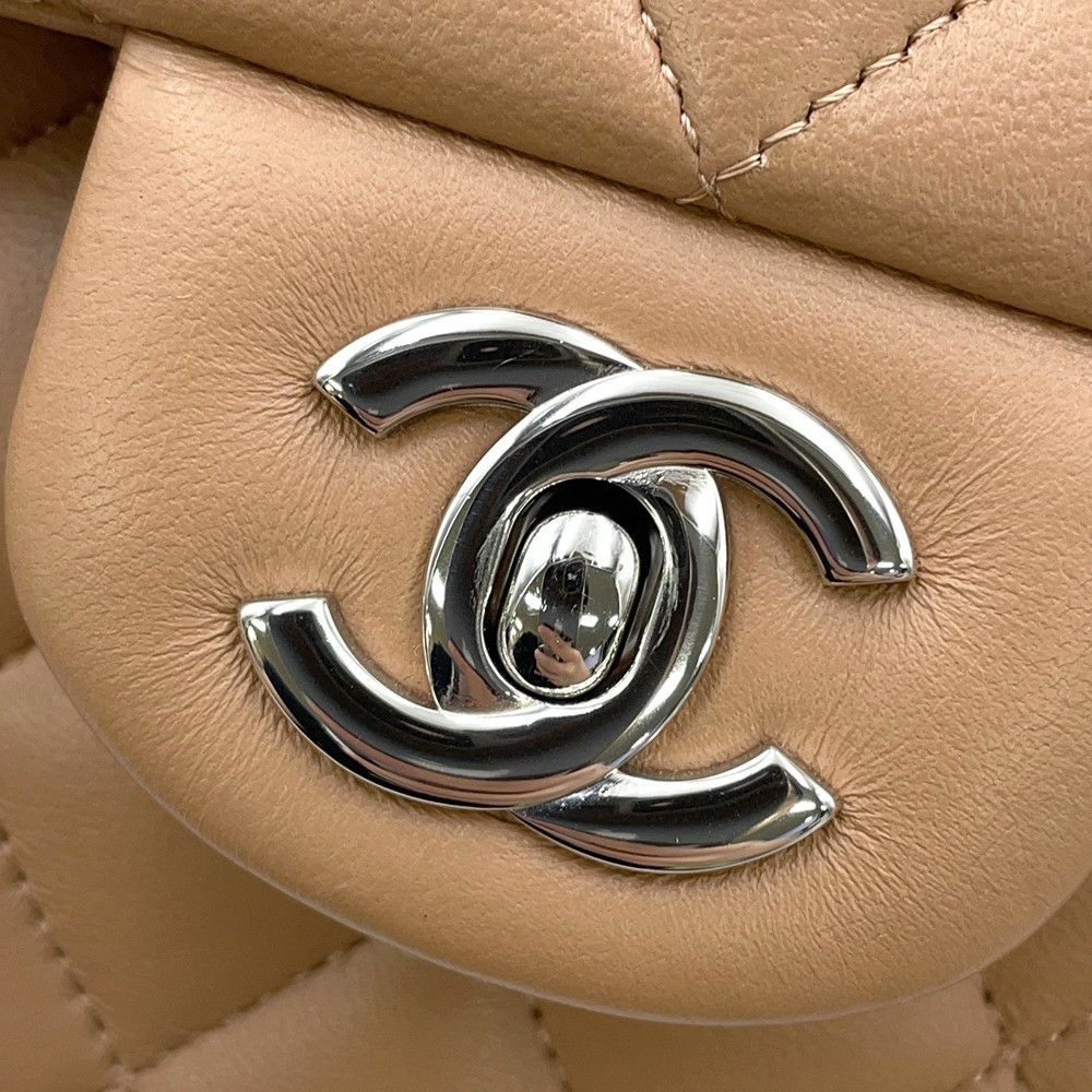 シャネル チェーンショルダーバッグ マトラッセ23 ココマーク ダブルチェーン ラムスキン A01113 CHANEL