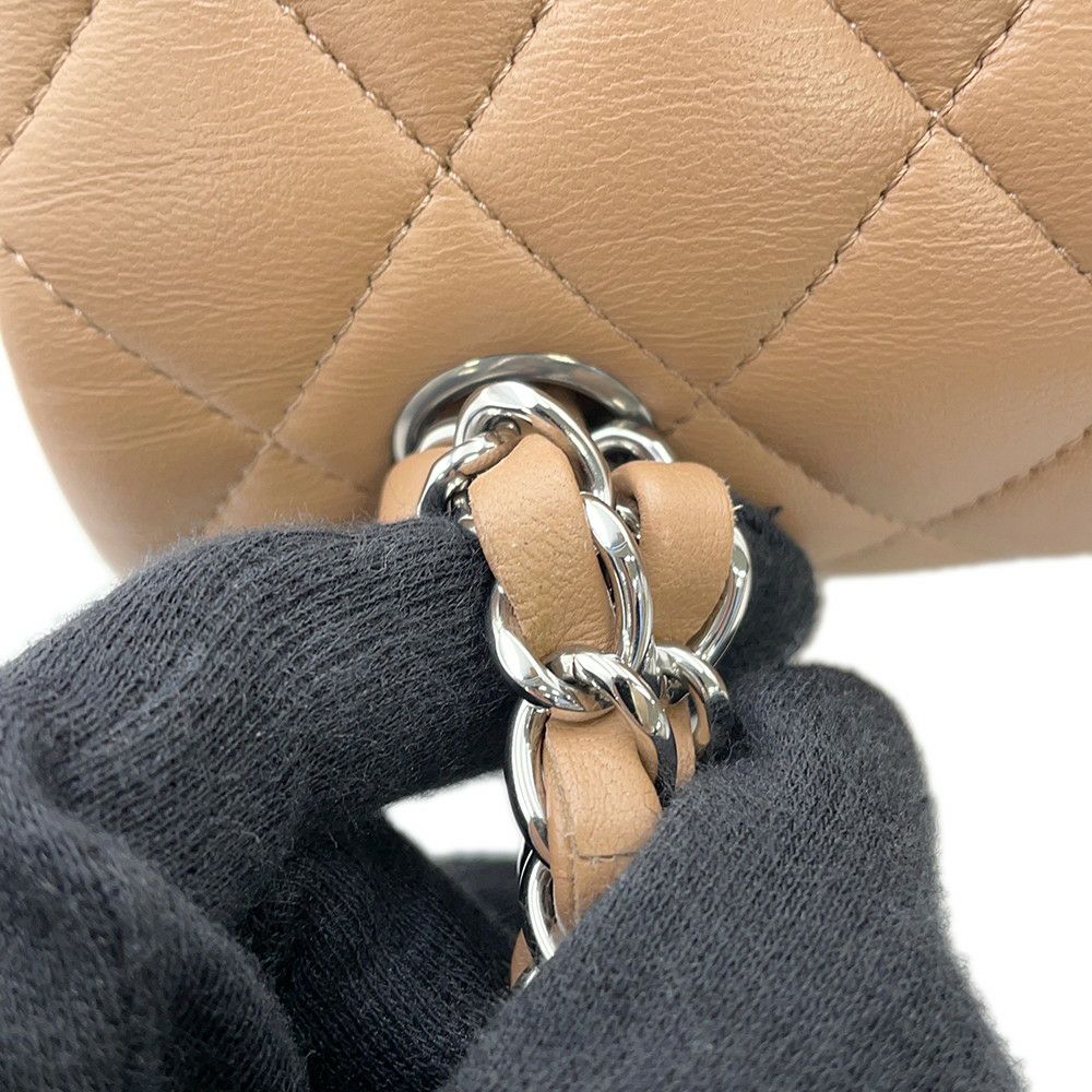 シャネル チェーンショルダーバッグ マトラッセ23 ココマーク ダブルチェーン ラムスキン A01113 CHANEL