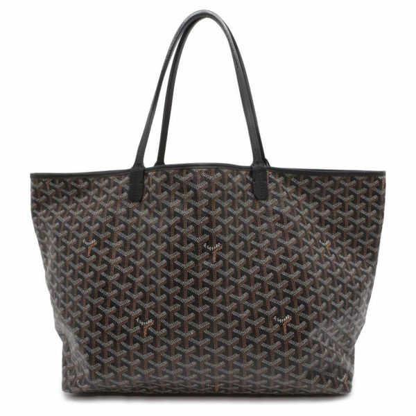 ゴヤール トートバッグ サンルイ GM PVC GOYARD バッグ ポーチ付き ショルダーバッグ 黒