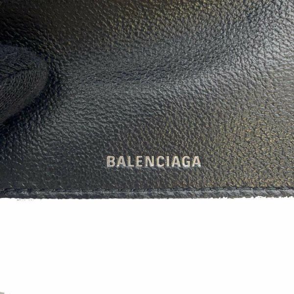 バレンシアガ 三つ折り財布 BBロゴ コンパクト レザー 601387 BALENCIAGA 財布