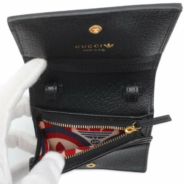 グッチ 二つ折り財布 アディダスコラボ ホースビット 702248 GUCCI ショルダーウォレット 財布