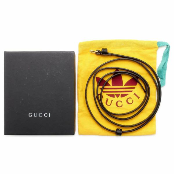 グッチ 二つ折り財布 アディダスコラボ ホースビット 702248 GUCCI ショルダーウォレット 財布