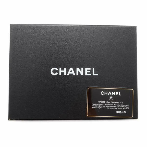 シャネル チェーンウォレット ココマーク カメリア ラムスキン A47421 CHANEL 財布 チェーンバッグ 黒