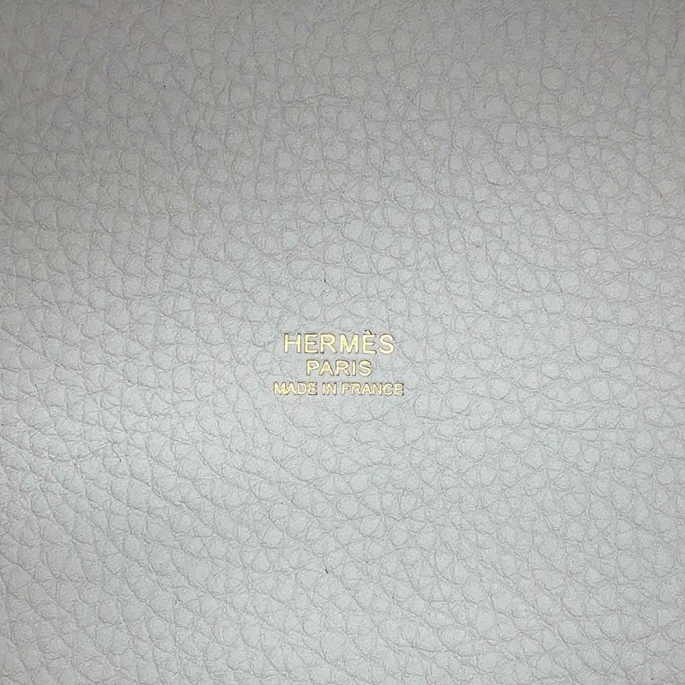 エルメス ハンドバッグ ピコタンロックPM ブルーペール/ゴールド金具 トリヨンクレマンス B刻印