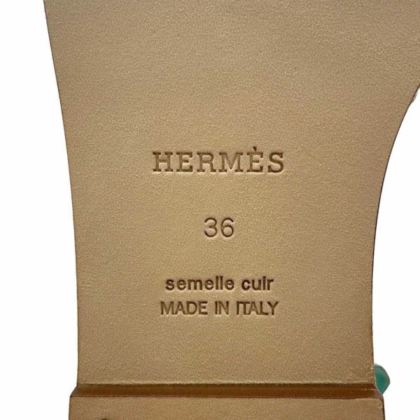 エルメス サンダル オラン カーフレザー レディースサイズ36 HERMES 靴