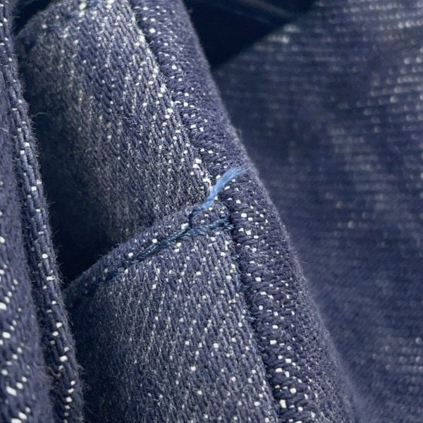 シャネル チェーンショルダーバッグ ココマーク ダブルチェーン デニム ツイード A01112 CHANEL