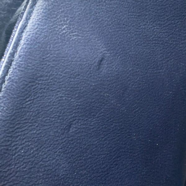 シャネル チェーンショルダーバッグ ココマーク ダブルチェーン デニム ツイード A01112 CHANEL