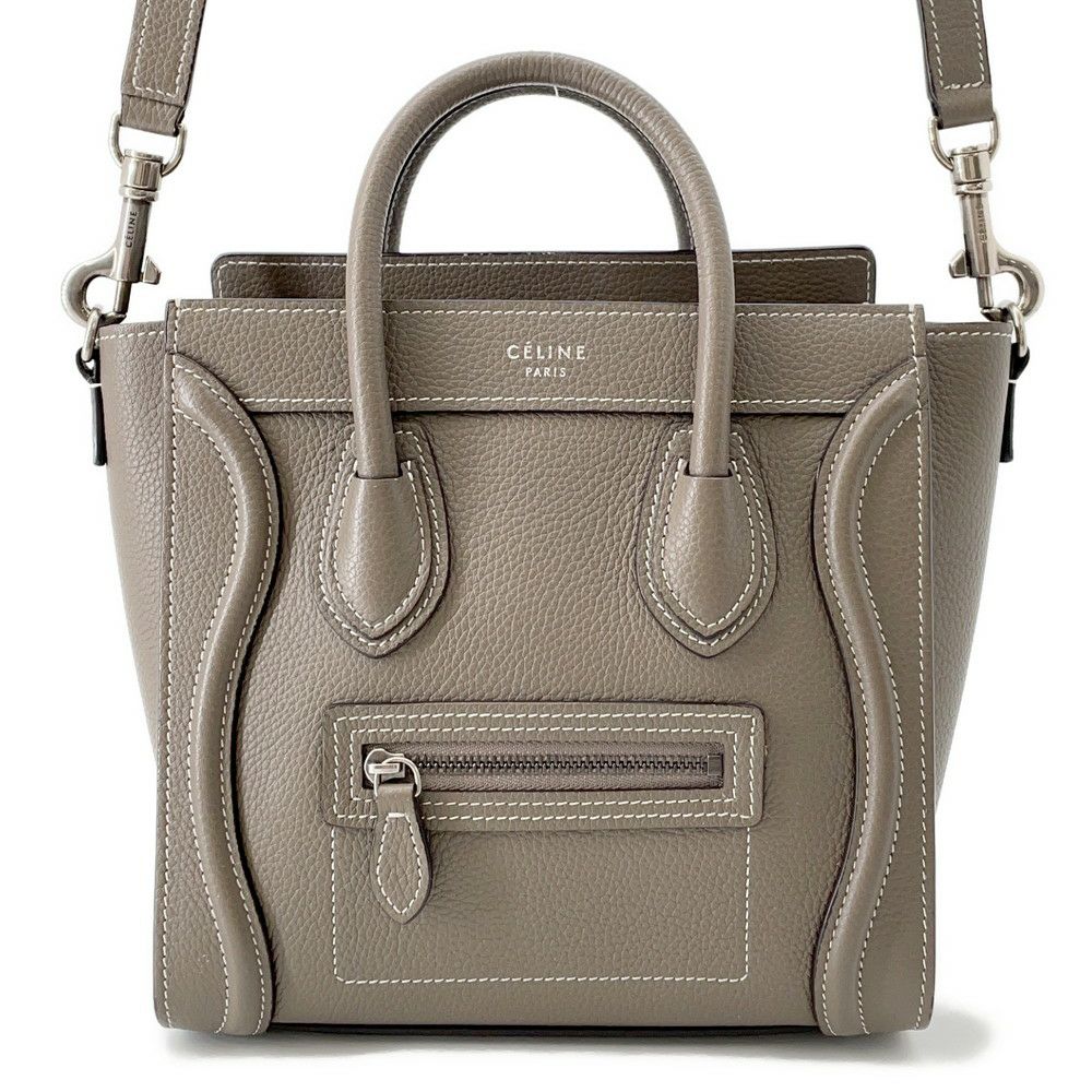 セリーヌ ハンドバッグ ラゲージ ナノショッパー 168243 CELINE 2way