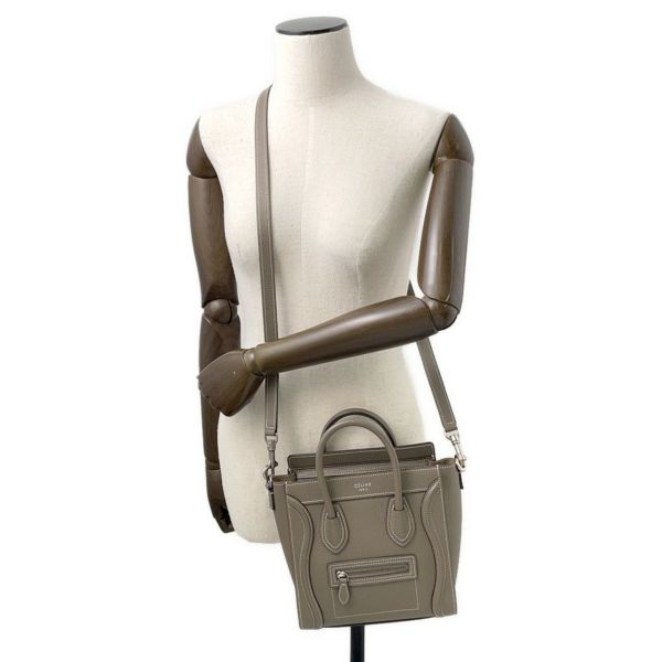 セリーヌ ハンドバッグ ラゲージ ナノショッパー 168243 CELINE 2way